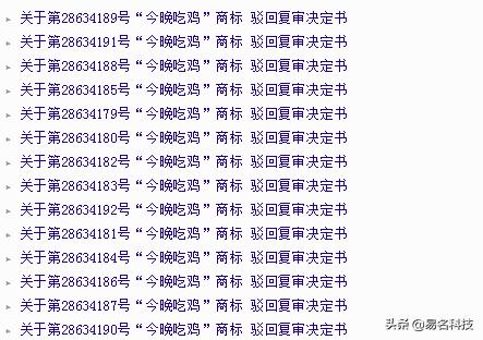 因吃雞”游戲太火了？竟然39件商標(biāo)被駁回！
