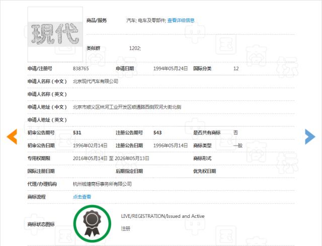 汽車(chē)“撞上”電動(dòng)車(chē)，“現(xiàn)代”商標(biāo)將判給誰(shuí)？